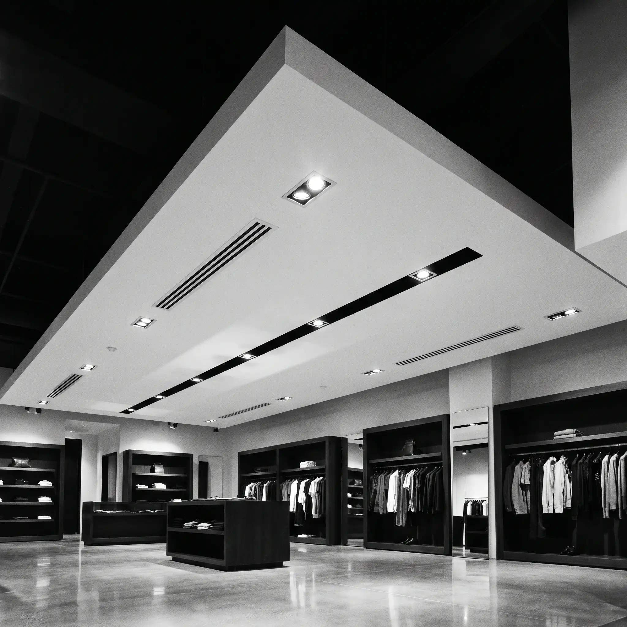 Controsoffitto REI — attività commerciale